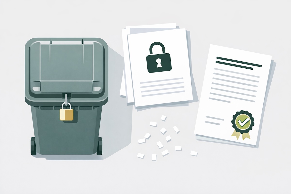 destrucción confidencial de documentos madrid