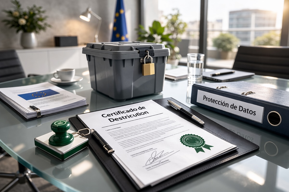 normativa destrucción documentos confidenciales